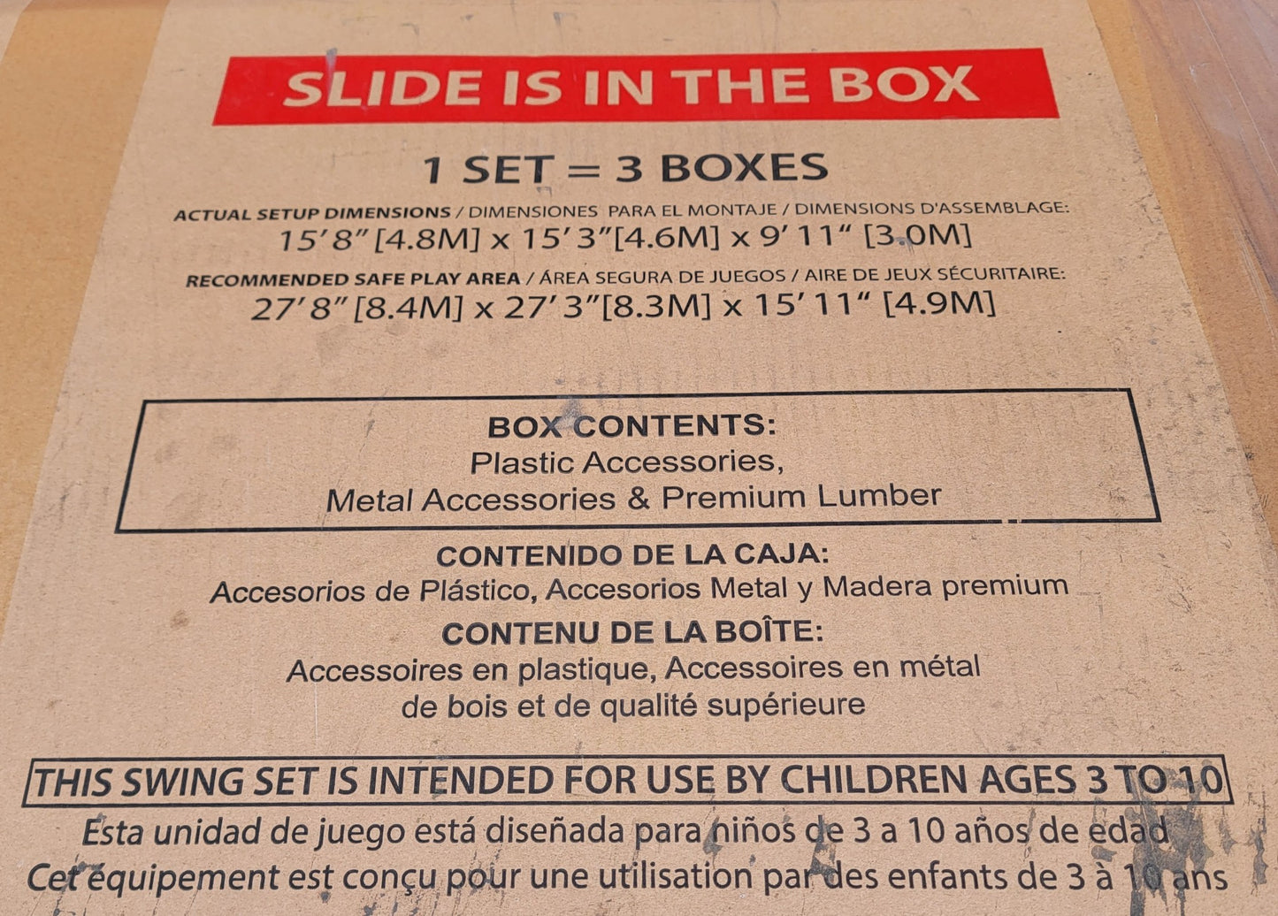 BACKYARD® DISCOVERY MOUNT TRIUMPH MODEL1701014 SWING SET WATCH VIDEO FREESHIPPIN