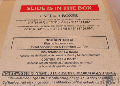 BACKYARD® DISCOVERY MOUNT TRIUMPH MODEL1701014 SWING SET WATCH VIDEO FREESHIPPIN