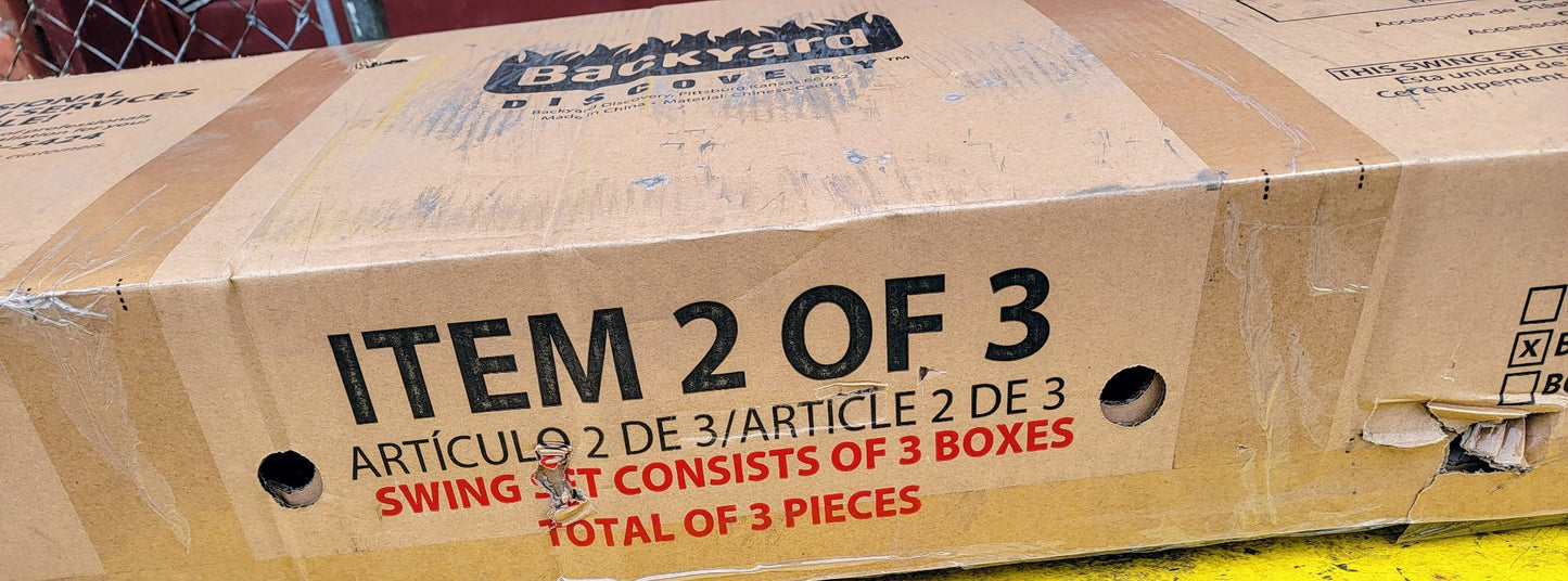 BACKYARD® DISCOVERY MOUNT TRIUMPH MODEL1701014 SWING SET WATCH VIDEO FREESHIPPIN