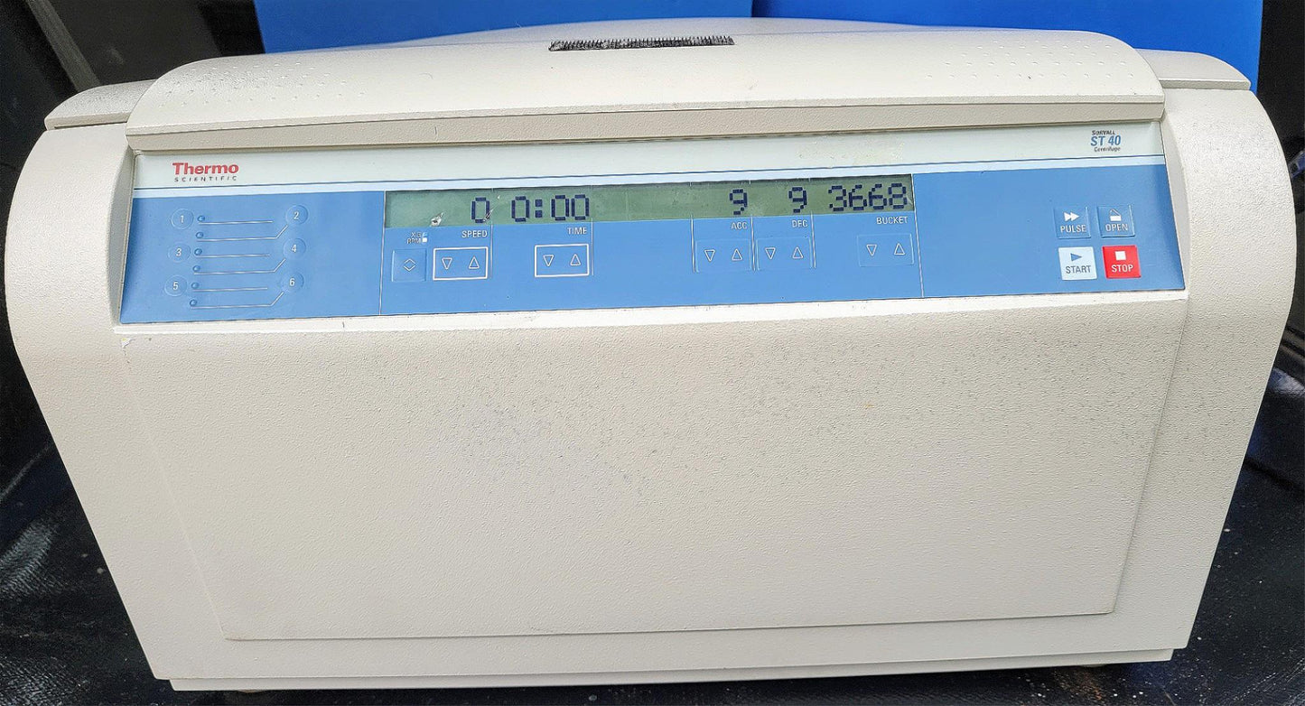 REFURBISHED SORVALL TP40 CENTRIFUGE & 75003667 ROTOR LEGEND WATCH VIDEO FREESHIP