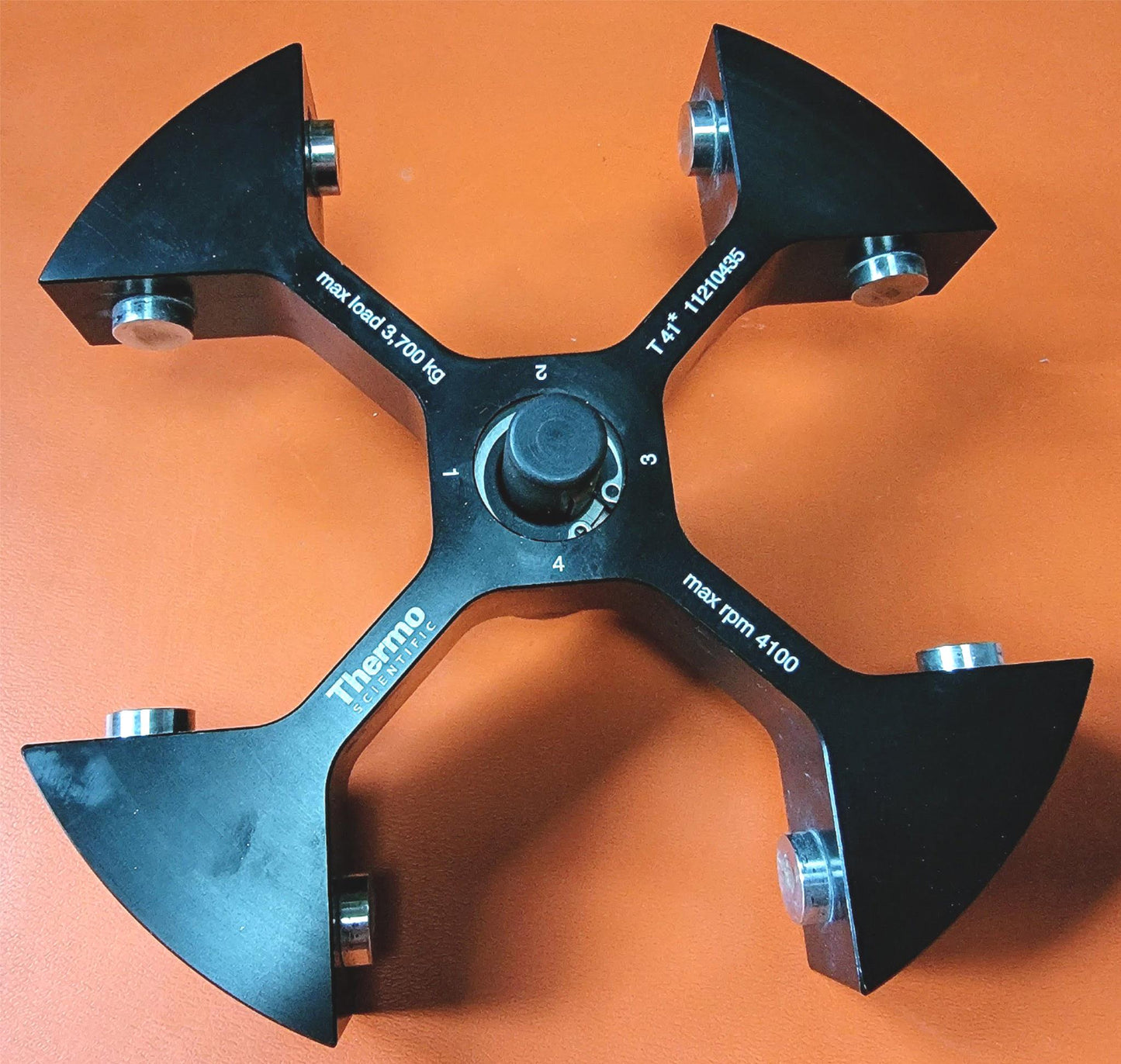 THERMO SCIENTIFIC T41*11210435 SWING ROTOR with 6 BUCKETS & INSERTS FREE SHIP