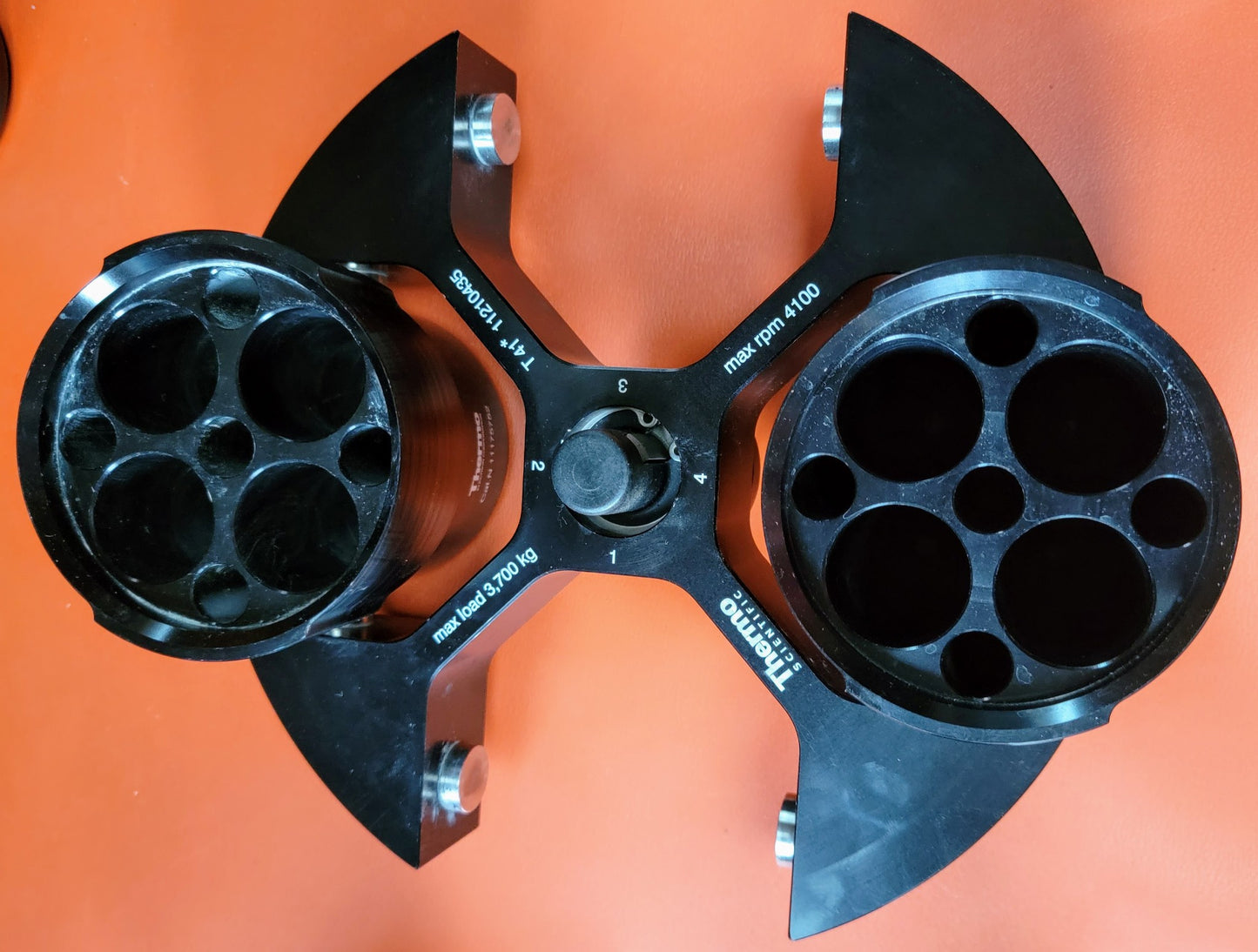 THERMO SCIENTIFIC T41*11210435 SWING ROTOR with 6 BUCKETS & INSERTS FREE SHIP