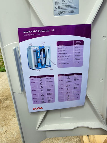 ELGA VEOLIA MEDICA PRO WATER PURIFICATION REVERSE OSMOSIS FREE SHIP WATCH VIDEO