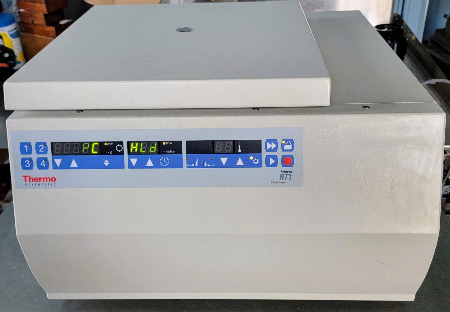 REFURBISHED THERMO SORVALL RT1 REFRIGERAT CENTRIFUGE 7BUCKET T41ROTOR WATCHVIDEO