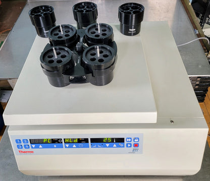 REFURBISHED THERMO SORVALL RT1 REFRIGERAT CENTRIFUGE 7BUCKET T41ROTOR WATCHVIDEO