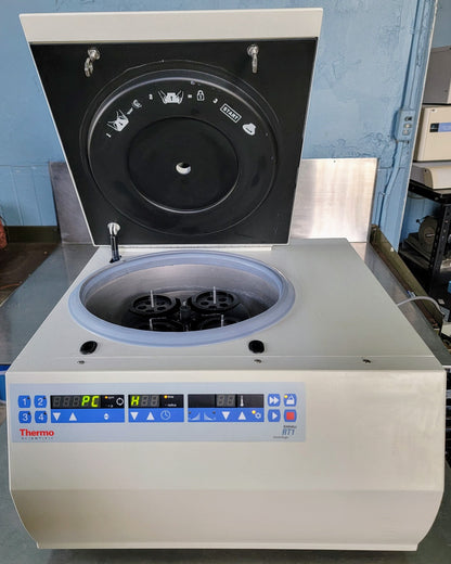 REFURBISHED THERMO SORVALL RT1 REFRIGERAT CENTRIFUGE 7BUCKET T41ROTOR WATCHVIDEO