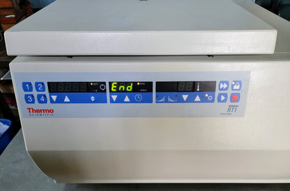 REFURBISHED THERMO SORVALL RT1 REFRIGERAT CENTRIFUGE 7BUCKET T41ROTOR WATCHVIDEO