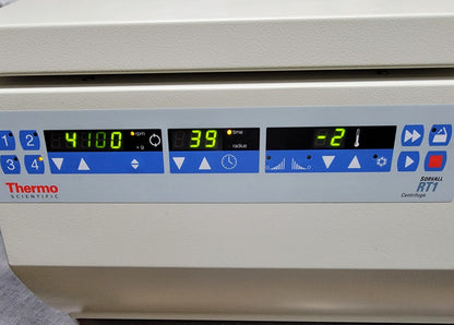 REFURBISHED THERMO SORVALL RT1 REFRIGERAT CENTRIFUGE 7BUCKET T41ROTOR WATCHVIDEO
