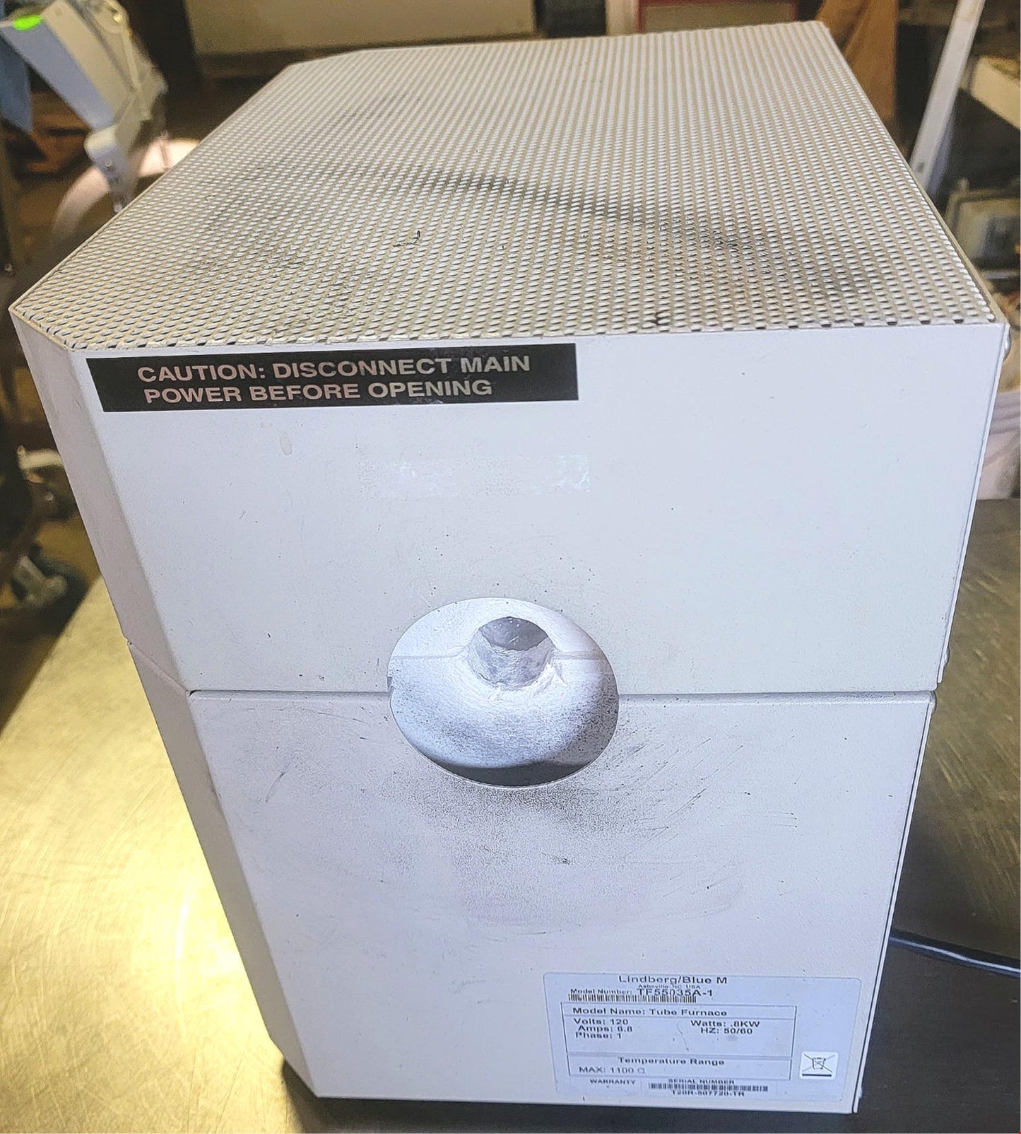 LINDBERG BLUE M TF55035A-1 Mini-Mite™ Tube Lab Furnace 1100°C WARRANTY FREE SHIP
