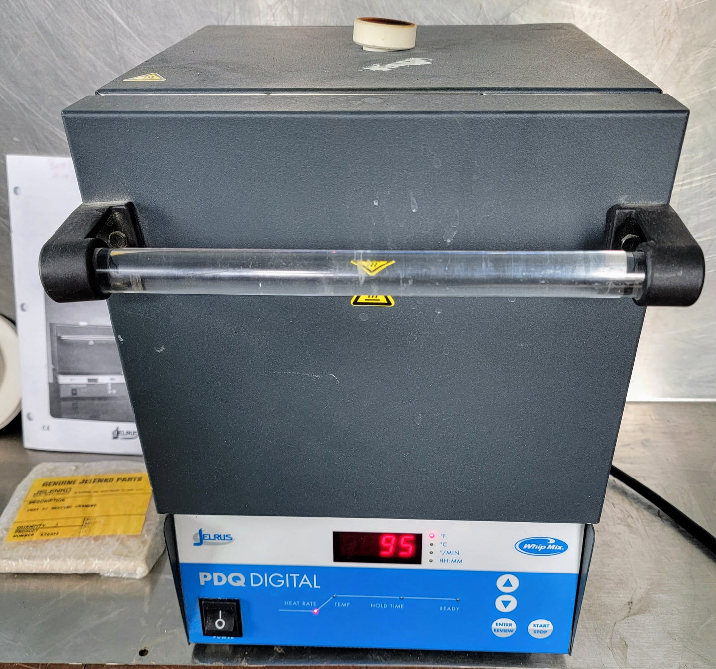 JELRUS WHIP MIX INFINITY PDQ BURNOUT FURNACE 1100°C WARRANTY WATCHVIDEO FREESHIP