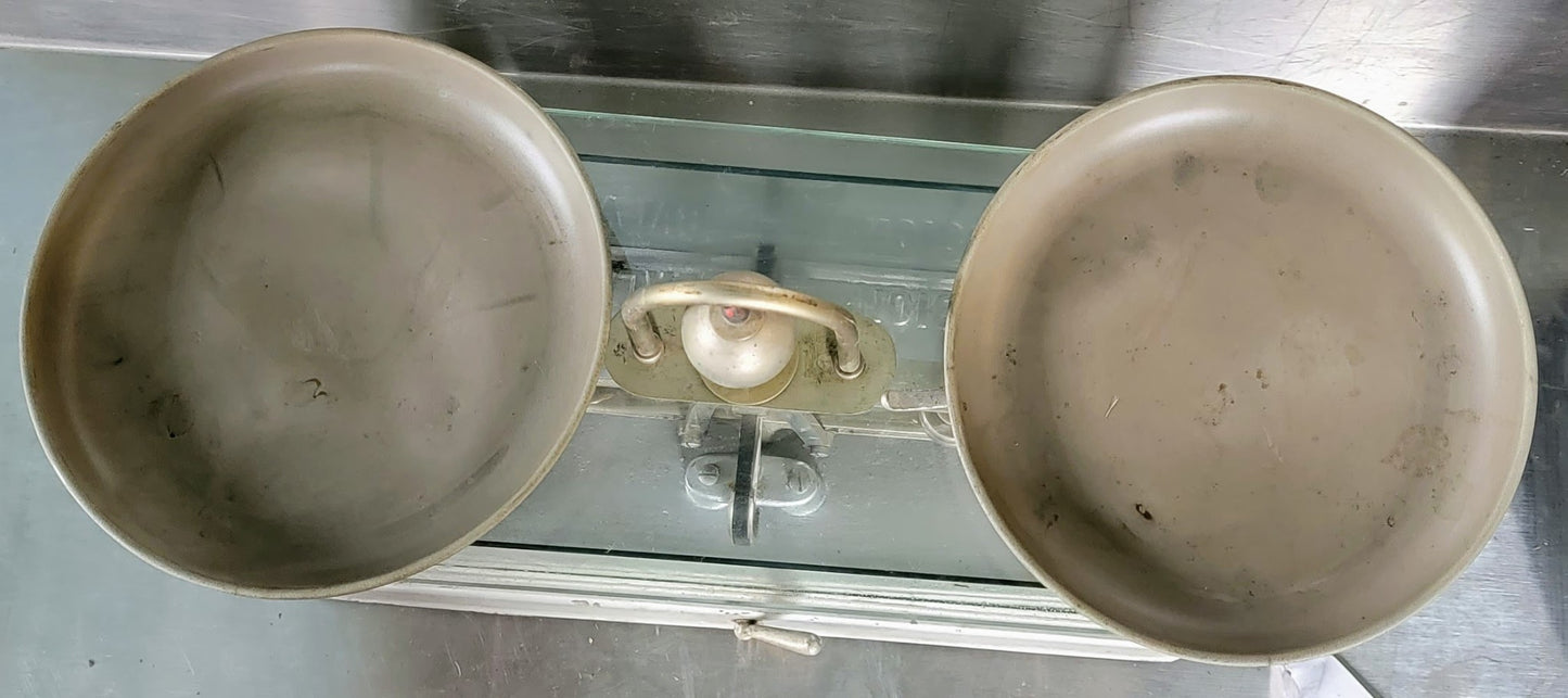 RARE VINTAGE 1920s TORSION BALANCE STYLE 255 MODEL 7948 GLASS ENCLOSURE FREESHIP