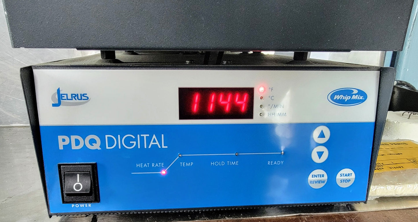 JELRUS WHIP MIX INFINITY PDQ BURNOUT FURNACE 1100°C WARRANTY WATCHVIDEO FREESHIP