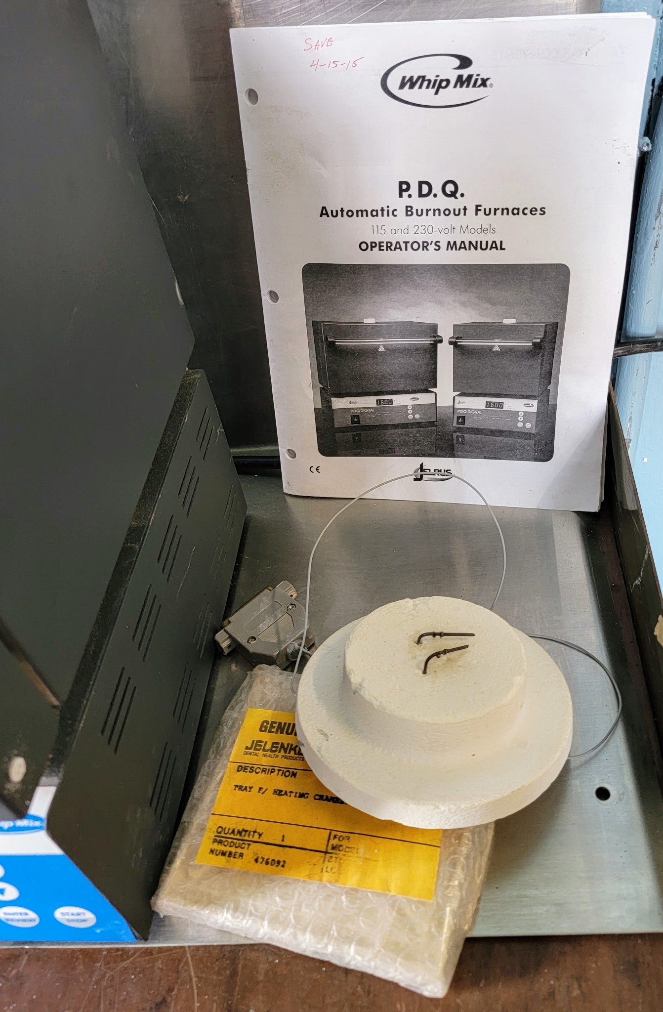 JELRUS WHIP MIX INFINITY PDQ BURNOUT FURNACE 1100°C WARRANTY WATCHVIDEO FREESHIP