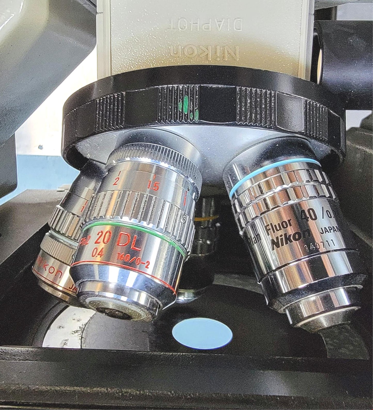 PERFECT NIKON DIAPHOT PHASE CONTRAST INVERTED MICROSCOPE 5OBJECTIVE WATCHVIDEO