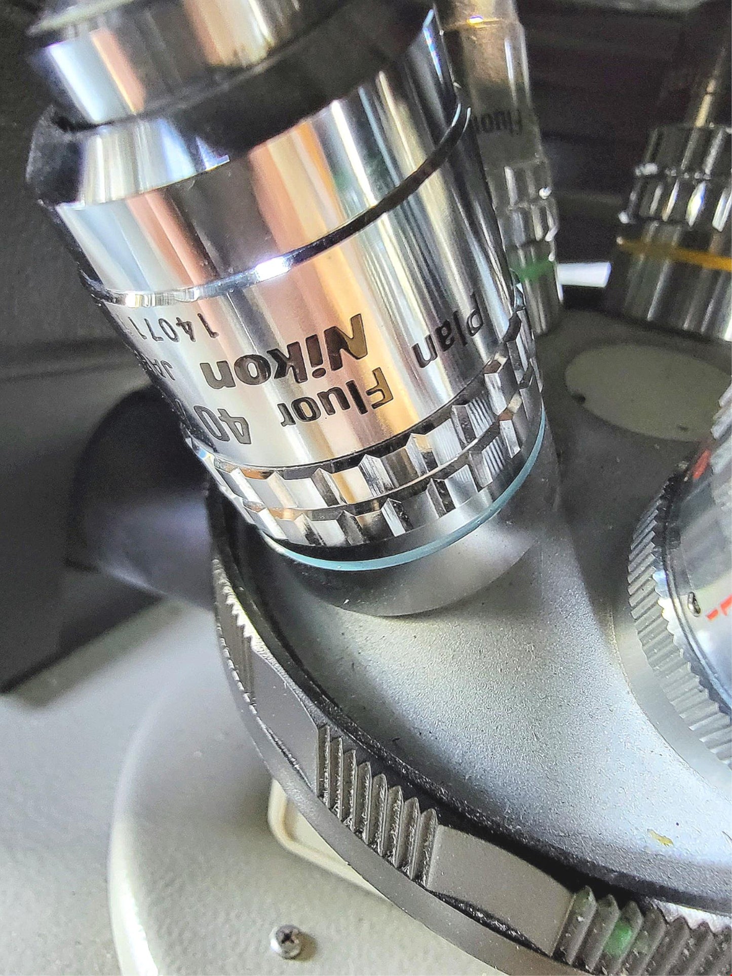 PERFECT NIKON DIAPHOT PHASE CONTRAST INVERTED MICROSCOPE 5OBJECTIVE WATCHVIDEO