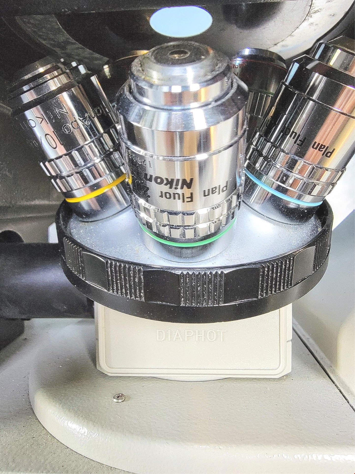 PERFECT NIKON DIAPHOT PHASE CONTRAST INVERTED MICROSCOPE 5OBJECTIVE WATCHVIDEO