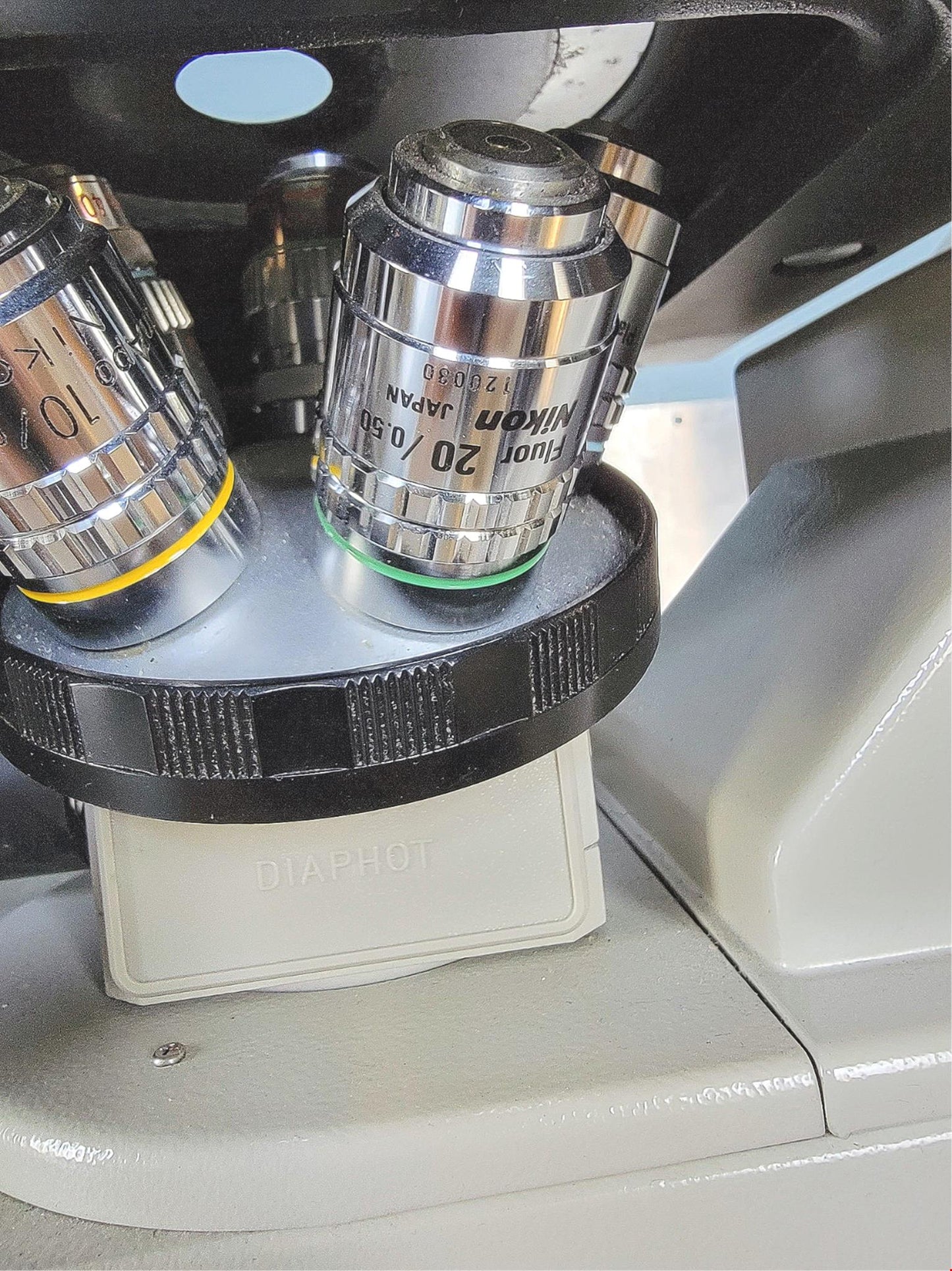 PERFECT NIKON DIAPHOT PHASE CONTRAST INVERTED MICROSCOPE 5OBJECTIVE WATCHVIDEO