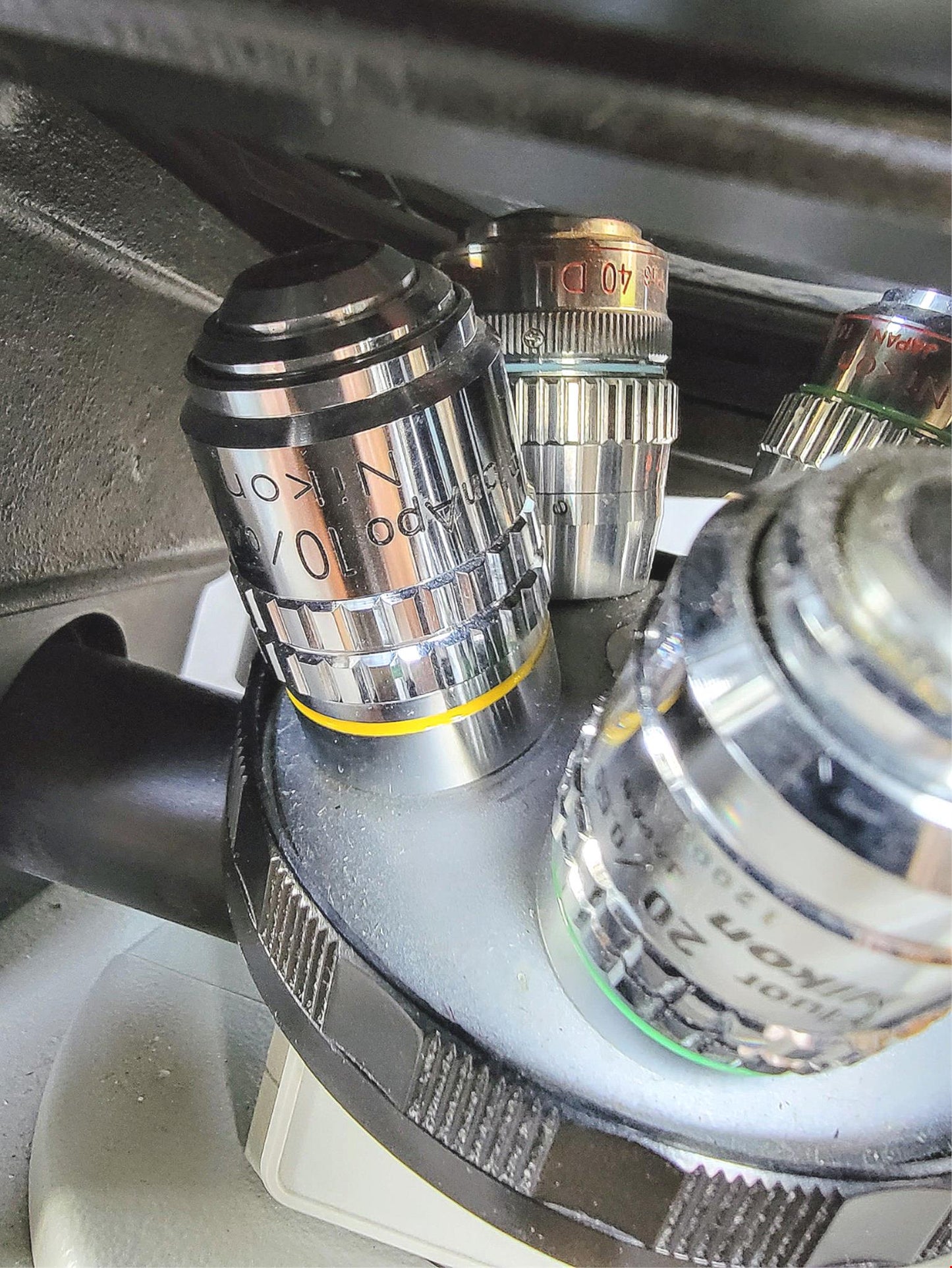 PERFECT NIKON DIAPHOT PHASE CONTRAST INVERTED MICROSCOPE 5OBJECTIVE WATCHVIDEO