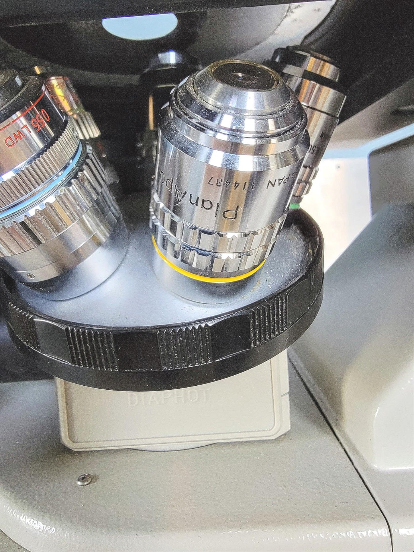 PERFECT NIKON DIAPHOT PHASE CONTRAST INVERTED MICROSCOPE 5OBJECTIVE WATCHVIDEO