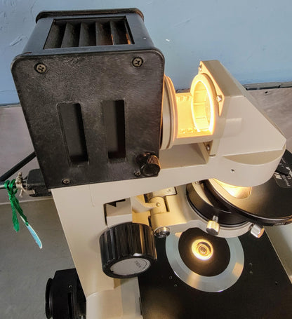 PERFECT NIKON DIAPHOT PHASE CONTRAST INVERTED MICROSCOPE 5OBJECTIVE WATCHVIDEO