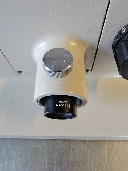 PERFECT NIKON DIAPHOT PHASE CONTRAST INVERTED MICROSCOPE 5OBJECTIVE WATCHVIDEO