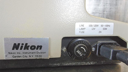 PERFECT NIKON DIAPHOT PHASE CONTRAST INVERTED MICROSCOPE 5OBJECTIVE WATCHVIDEO