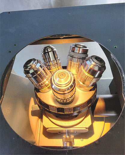 PERFECT NIKON DIAPHOT PHASE CONTRAST INVERTED MICROSCOPE 5OBJECTIVE WATCHVIDEO