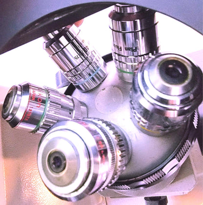 PERFECT NIKON DIAPHOT PHASE CONTRAST INVERTED MICROSCOPE 5OBJECTIVE WATCHVIDEO