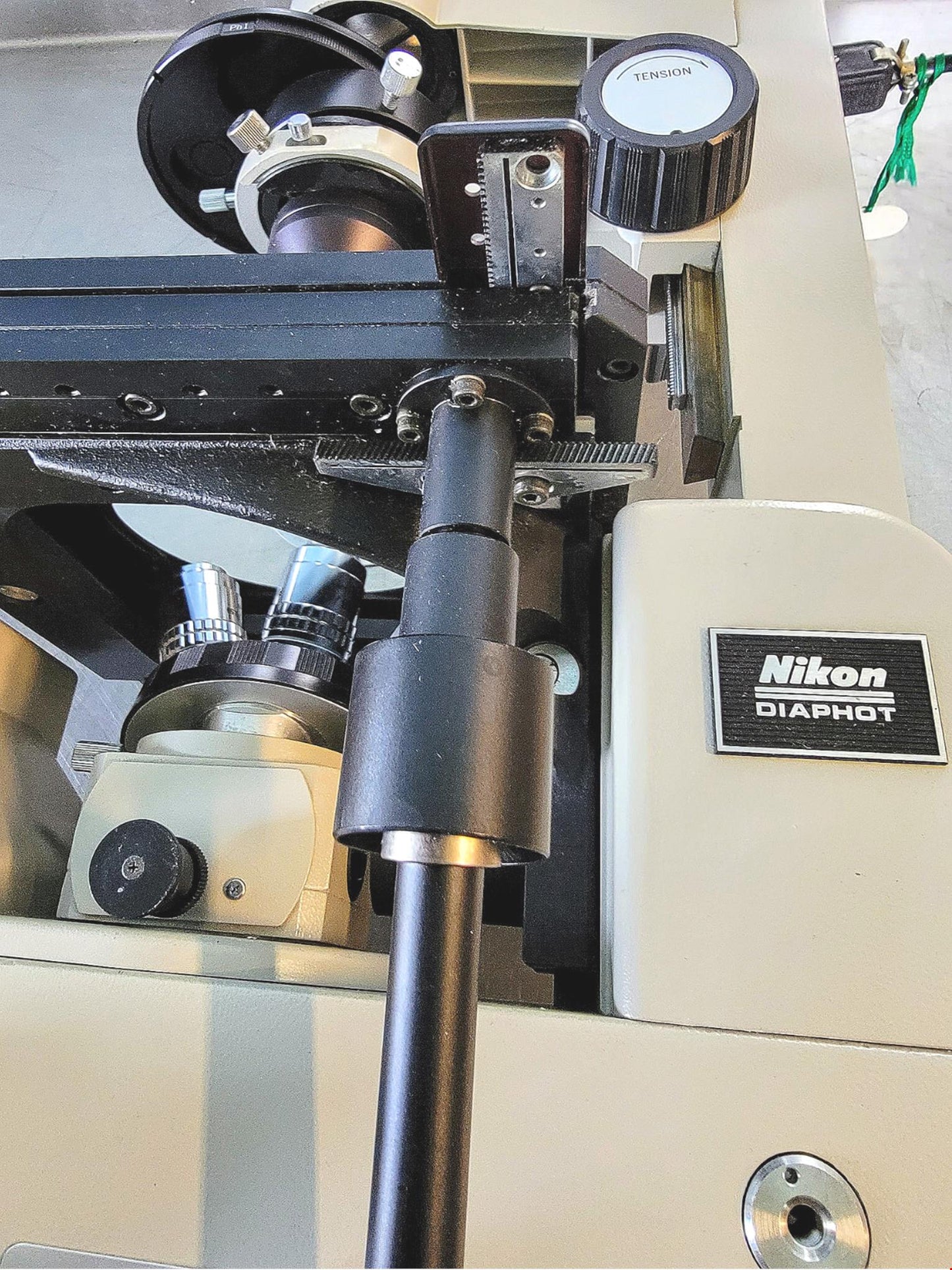PERFECT NIKON DIAPHOT PHASE CONTRAST INVERTED MICROSCOPE 5OBJECTIVE WATCHVIDEO