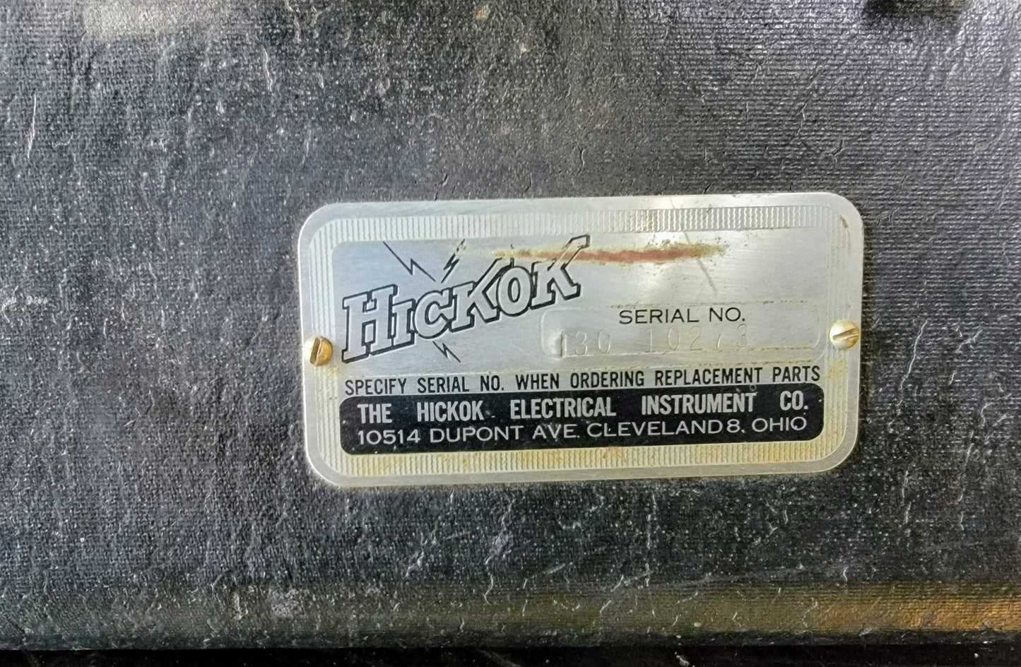 HICKOK TUBE TESTER MODEL 539A ORIGINAL MANUAL & WOODEN CASE FREESHIP WATCH VIDEO