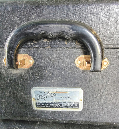 HICKOK TUBE TESTER MODEL 539A ORIGINAL MANUAL & WOODEN CASE FREESHIP WATCH VIDEO