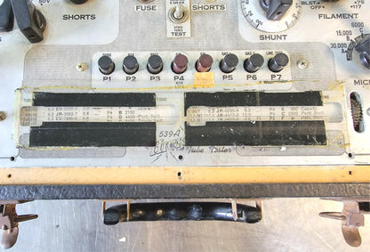 HICKOK TUBE TESTER MODEL 539A ORIGINAL MANUAL & WOODEN CASE FREESHIP WATCH VIDEO