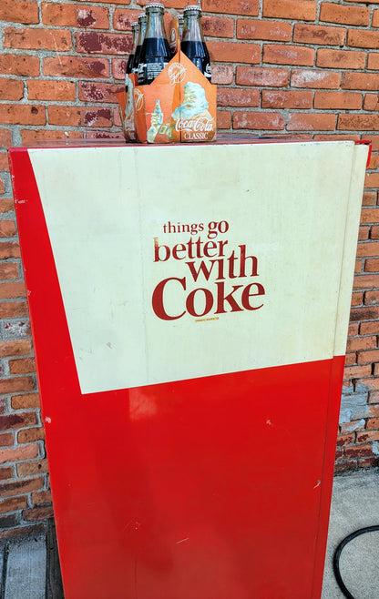 100% WORKING VINTAGE 60's COCA-COLA BOTTLE VENDING MACHINE WATCH VIDEO FREE SHIP