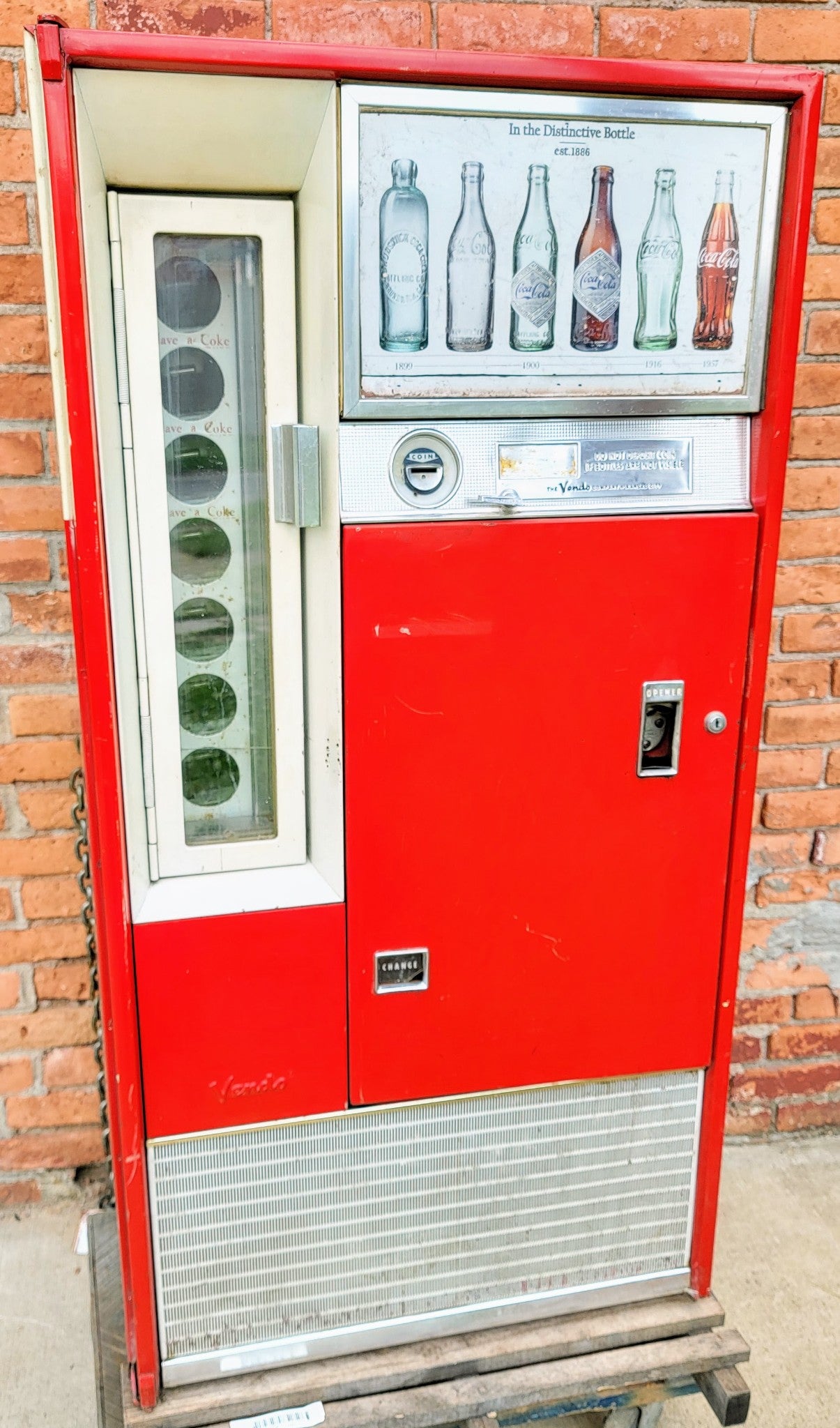 100% WORKING VINTAGE 60's COCA-COLA BOTTLE VENDING MACHINE WATCH VIDEO FREE SHIP