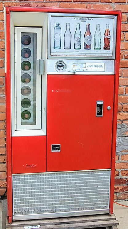 100% WORKING VINTAGE 60's COCA-COLA BOTTLE VENDING MACHINE WATCH VIDEO FREE SHIP