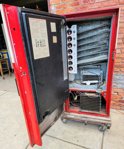 100% WORKING VINTAGE 60's COCA-COLA BOTTLE VENDING MACHINE WATCH VIDEO FREE SHIP