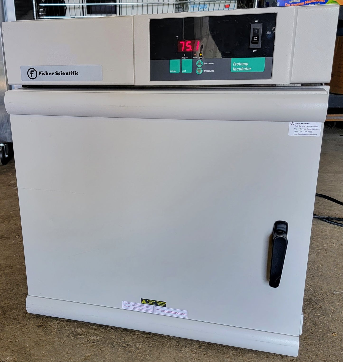 FISHER SCIENTIFIC 6858 GRAVITY ISOTEMP 2.5 CubFeet St Steel INCUBATOR FREE SHIP