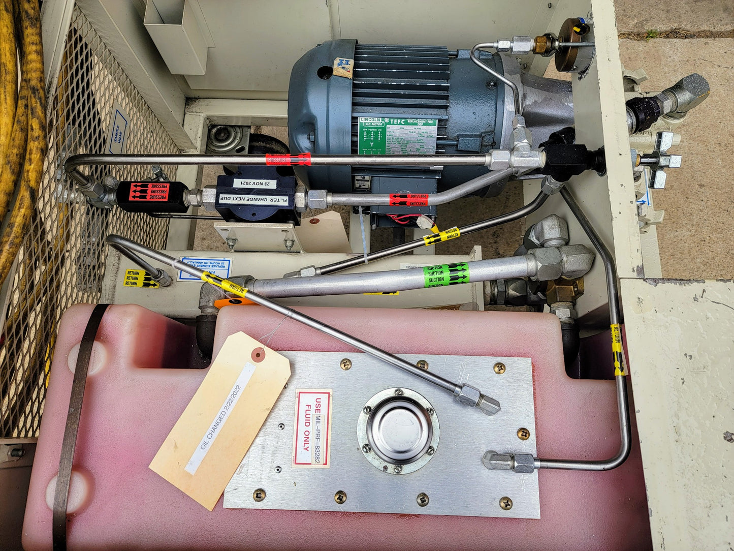 TRONAIR 6 GPM/1800 PSI 05-7008-1100,81,7 AIRCRAFT HYDRAULIC POWER UNIT FREESHIP