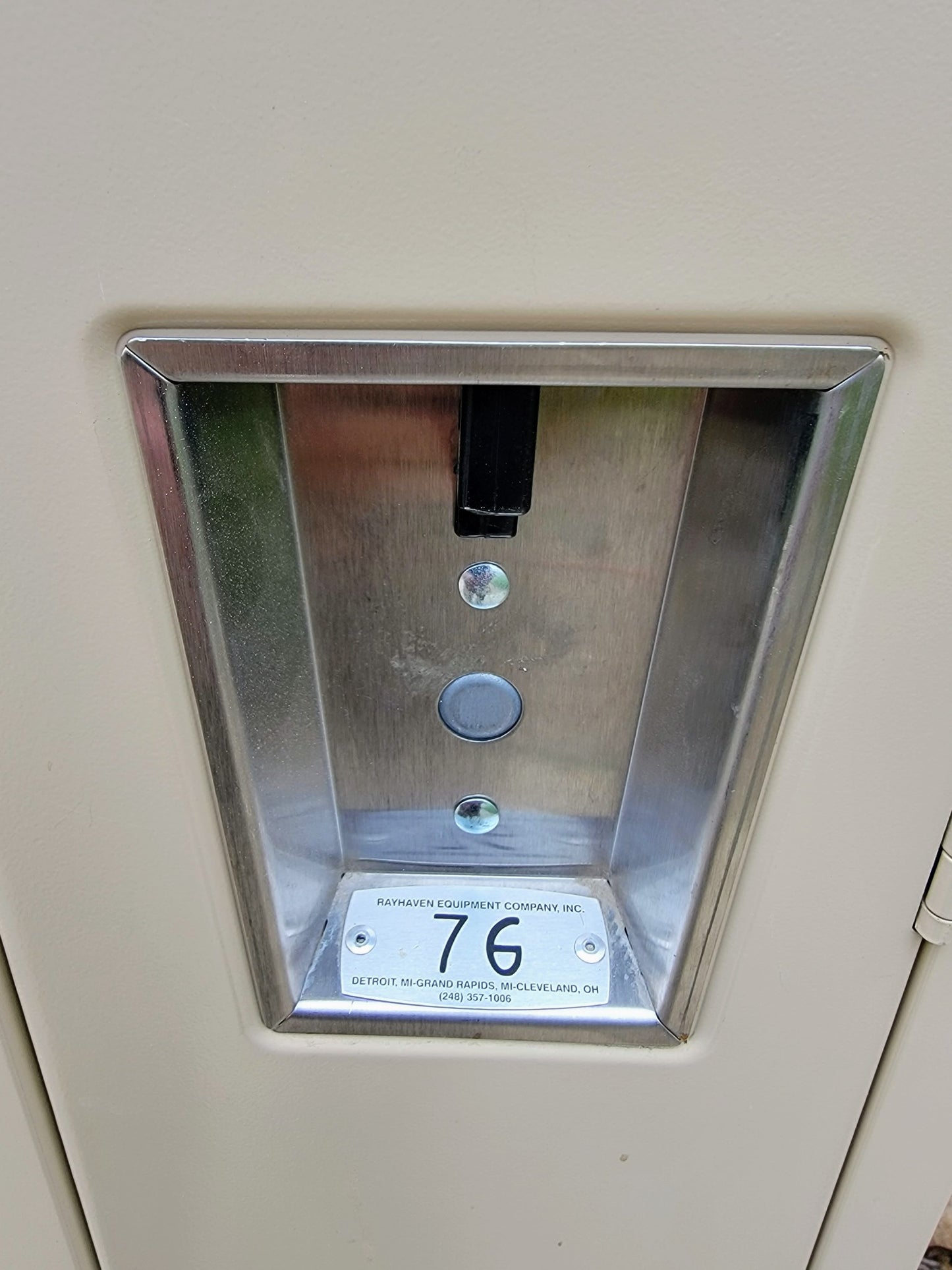 VINTAGE TWO TIER 11 DOOR LOCKER SECURITY SYSTEM 99"W x 18"D x 78"H FREE SHIPPING