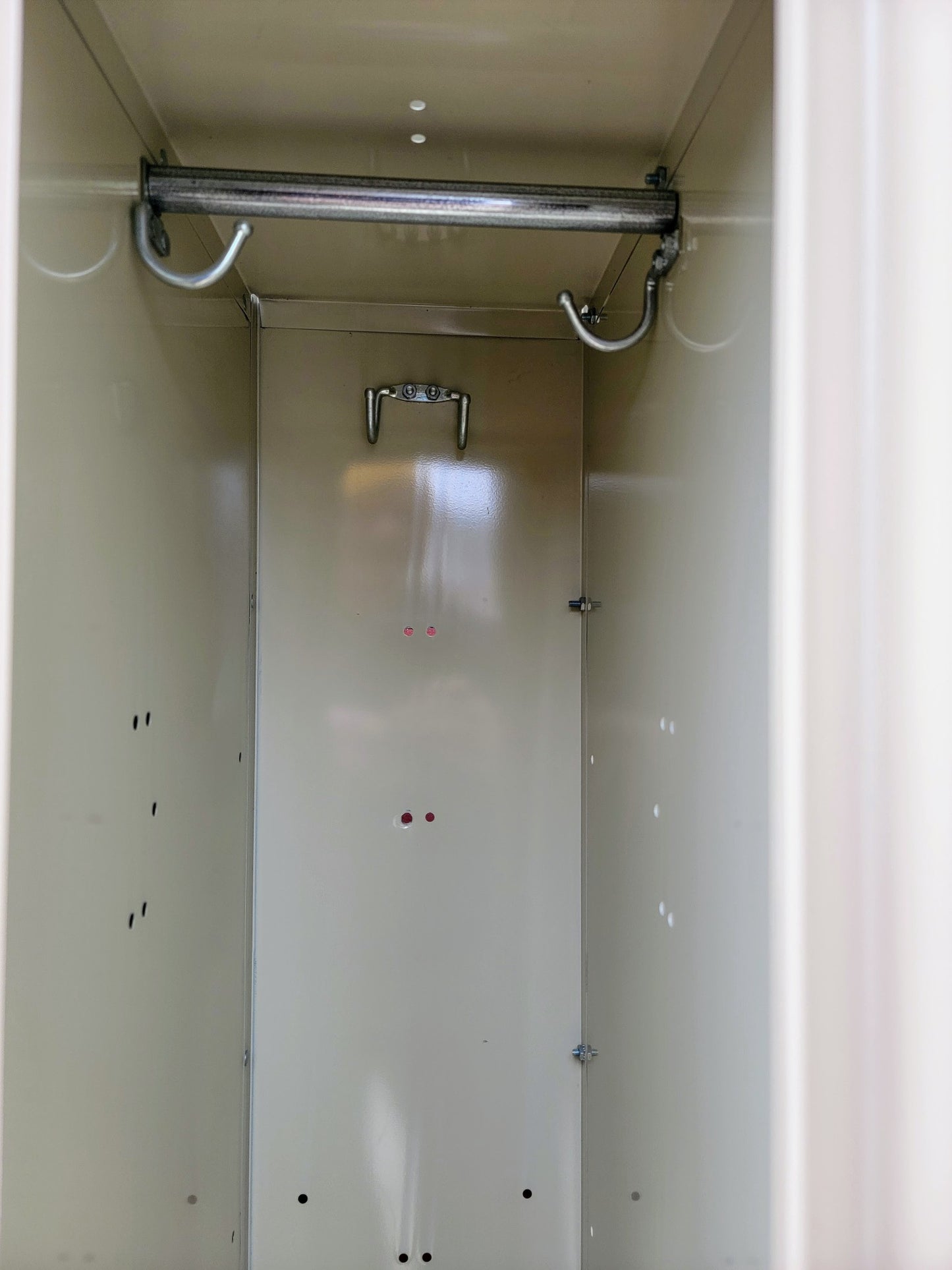 VINTAGE TWO TIER 11 DOOR LOCKER SECURITY SYSTEM 99"W x 18"D x 78"H FREE SHIPPING