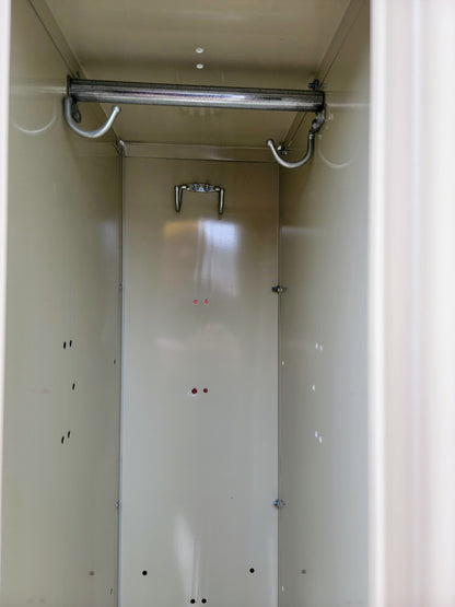 VINTAGE TWO TIER 11 DOOR LOCKER SECURITY SYSTEM 99"W x 18"D x 78"H FREE SHIPPING