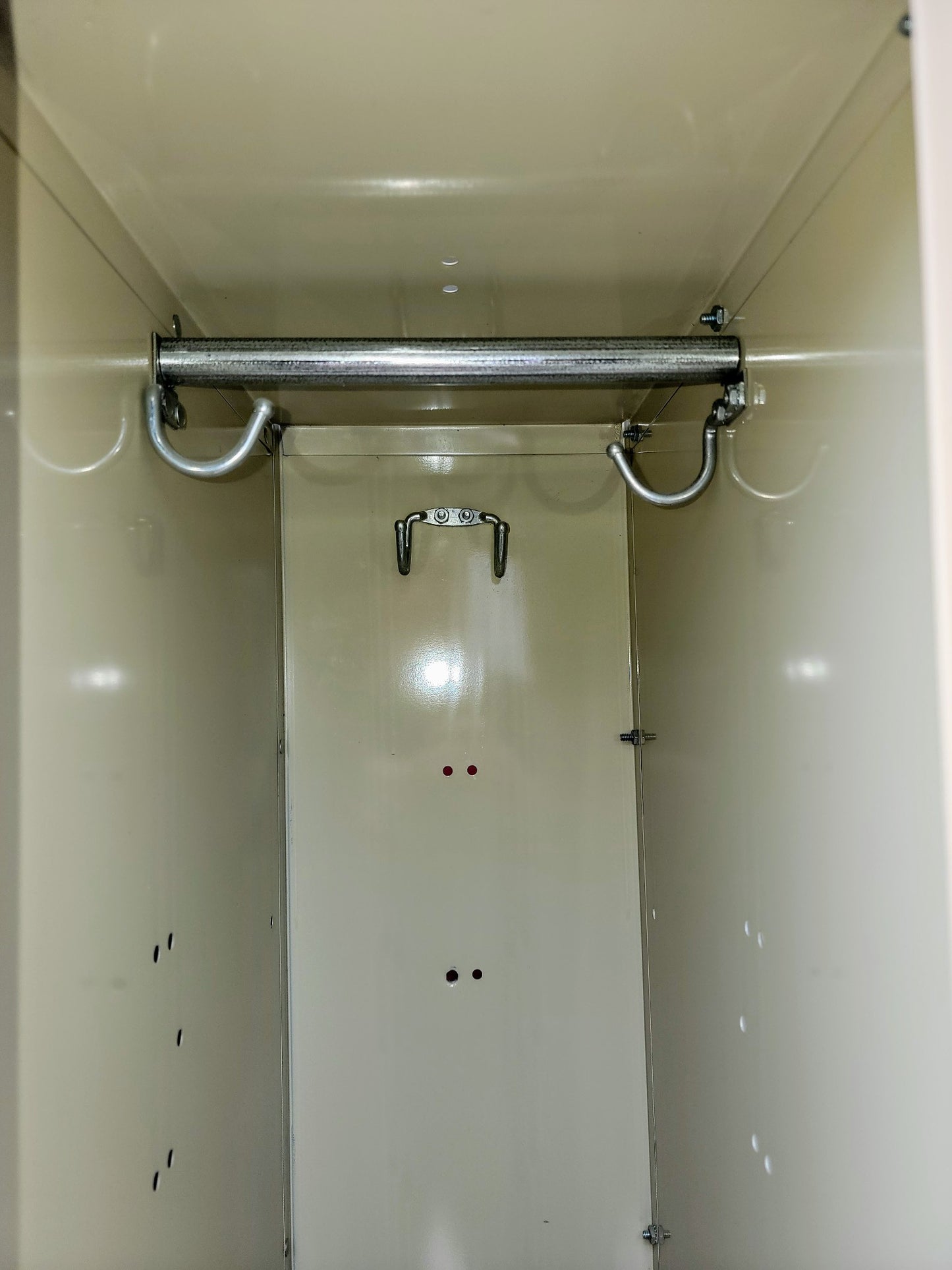 VINTAGE TWO TIER 11 DOOR LOCKER SECURITY SYSTEM 99"W x 18"D x 78"H FREE SHIPPING