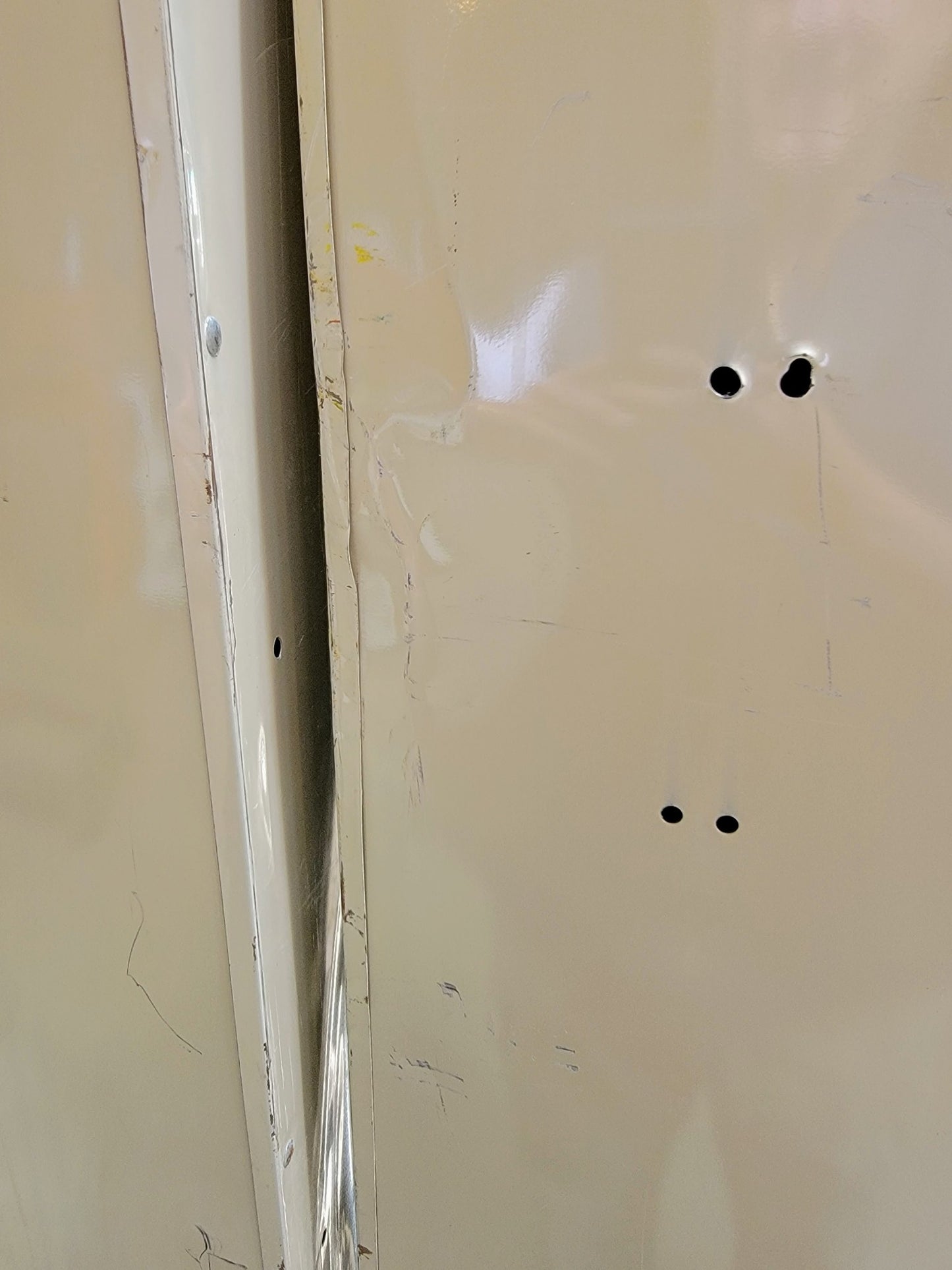 VINTAGE TWO TIER 11 DOOR LOCKER SECURITY SYSTEM 99"W x 18"D x 78"H FREE SHIPPING