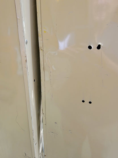 VINTAGE TWO TIER 11 DOOR LOCKER SECURITY SYSTEM 99"W x 18"D x 78"H FREE SHIPPING