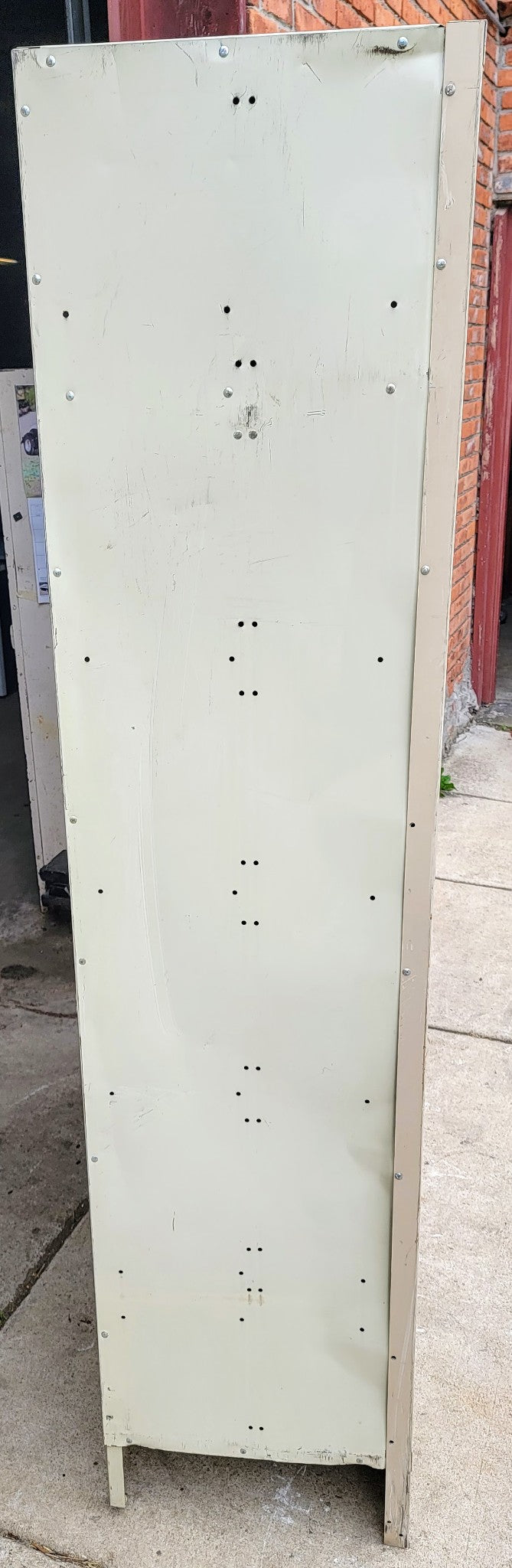 VINTAGE TWO TIER 11 DOOR LOCKER SECURITY SYSTEM 99"W x 18"D x 78"H FREE SHIPPING