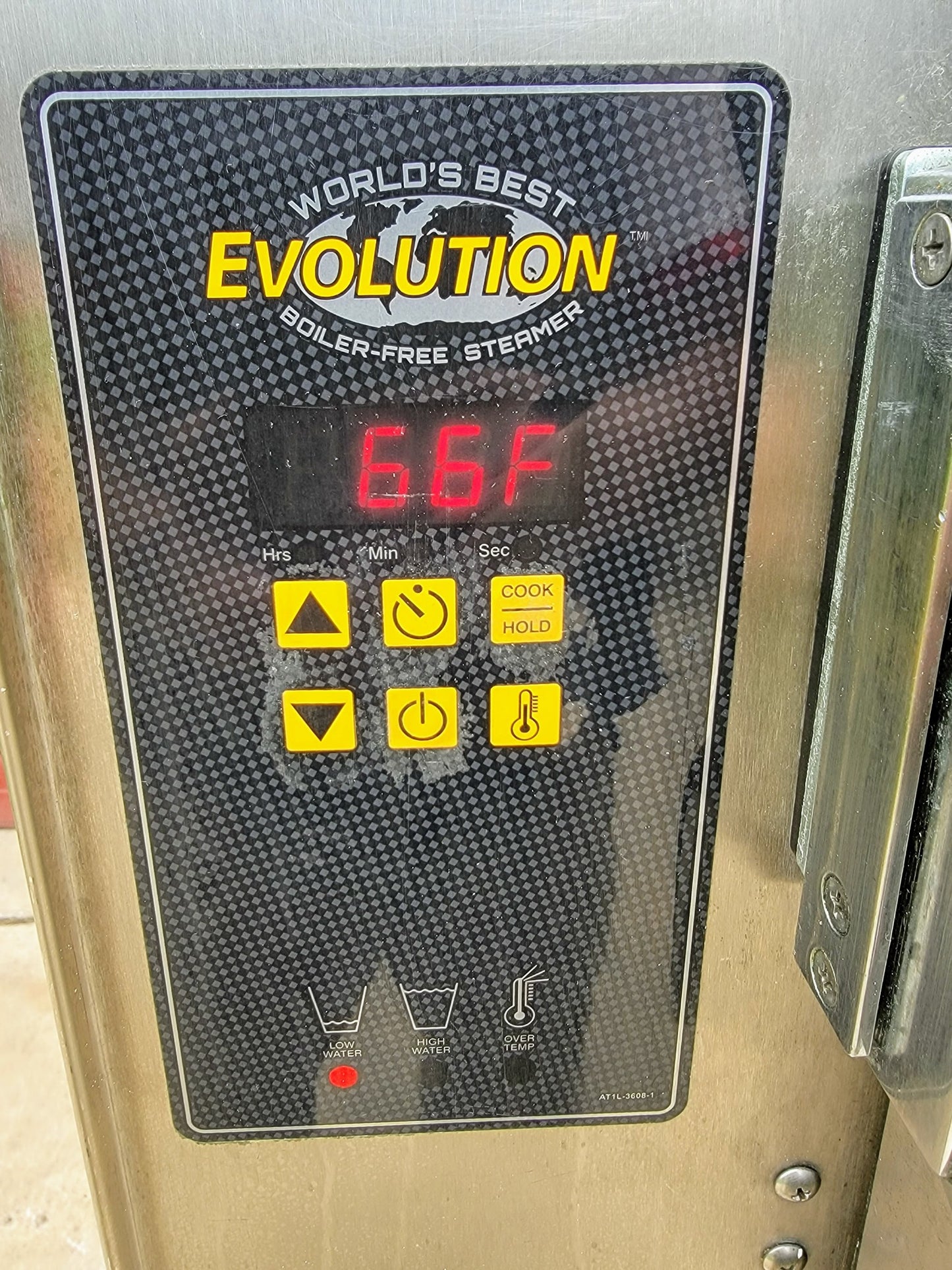 ACCUTEMP EVOLUTION E61201 NAT GAS 120VOLT BOILERLESS STEAMER WATCHVIDEO FREESHIP