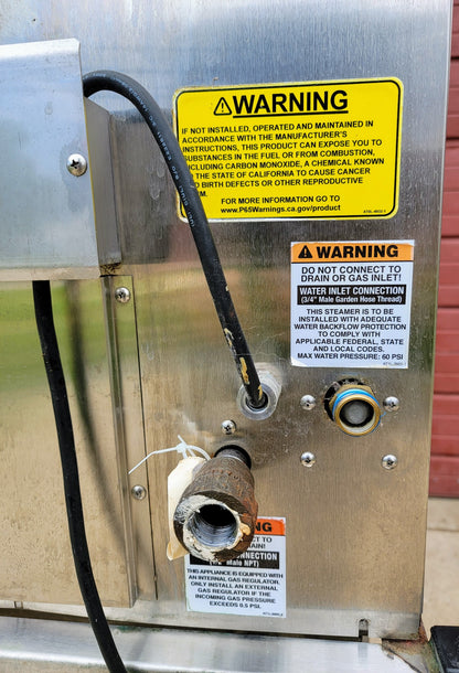 ACCUTEMP EVOLUTION E61201 NAT GAS 120VOLT BOILERLESS STEAMER WATCHVIDEO FREESHIP