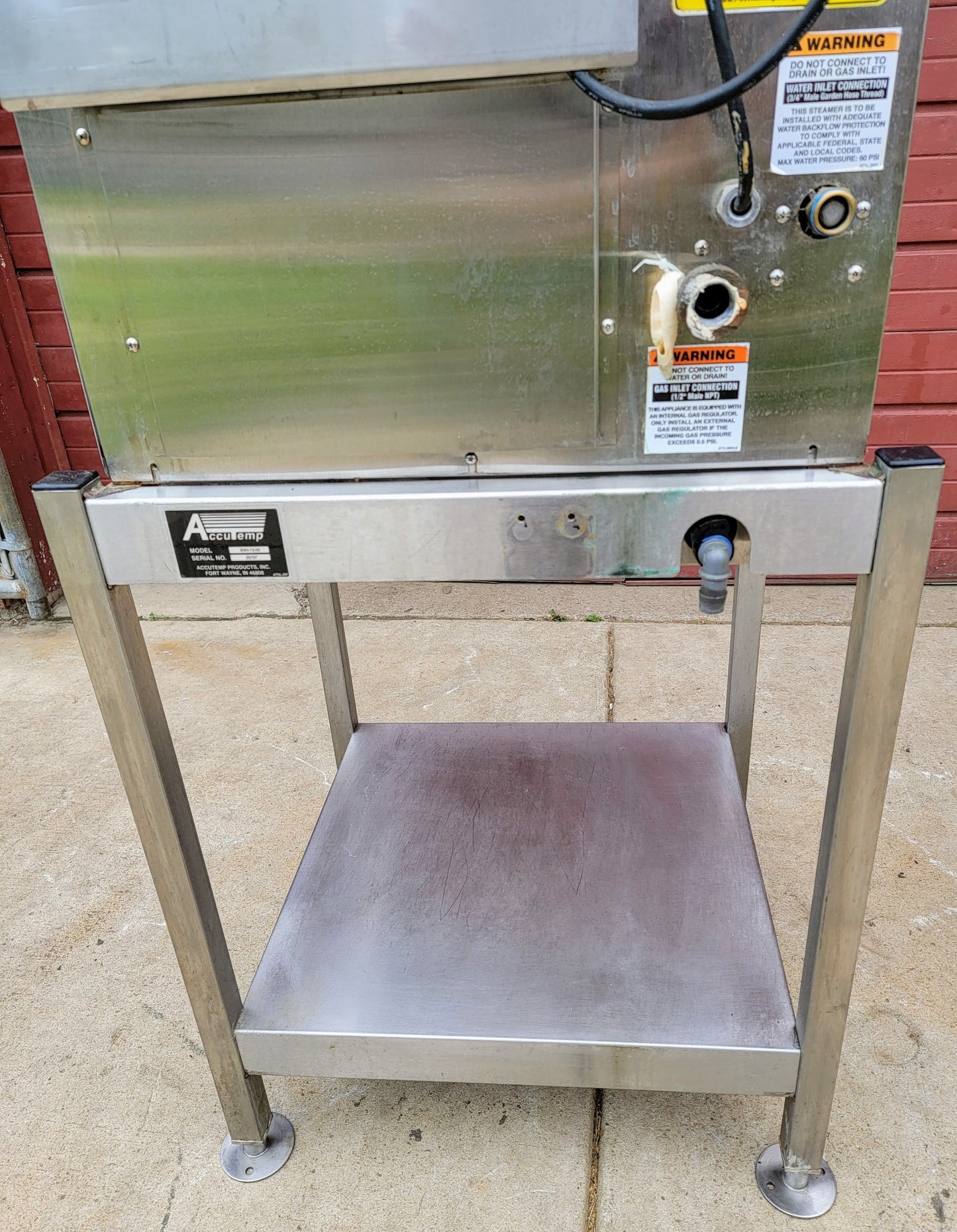 ACCUTEMP SNH-13-00 STEAMER / OVEN COMMERCIAL KITCHEN EQUIPMENT STAND FREE SHIP