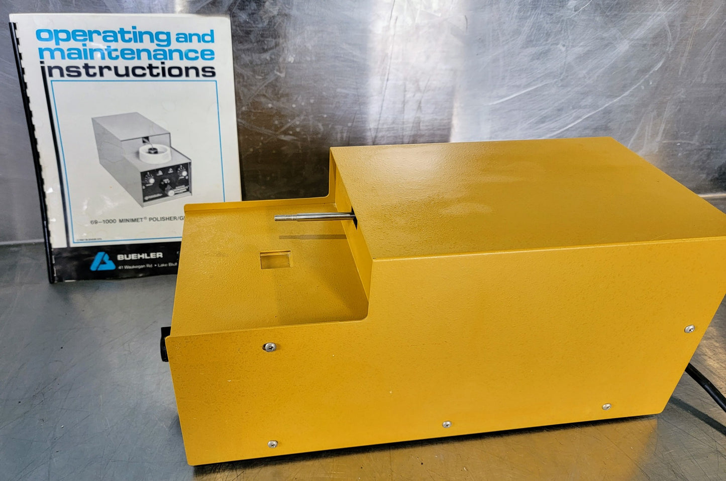 Working BUEHLER 60-1000 MINIMET POLISHER GRINDER with MANUAL WATCHVIDEO FREESHIP