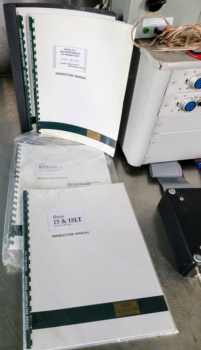 GRASS TELEFACTOR P511 AC AMPLIFIER RPS 312 POWER SUPPLY SYSTEM FREE SHIP